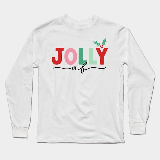 Jolly AF Long Sleeve T-Shirt by MZeeDesigns